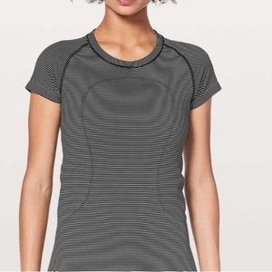 Lululemon Swiftly Tech Short Sleeve Crew White White Black